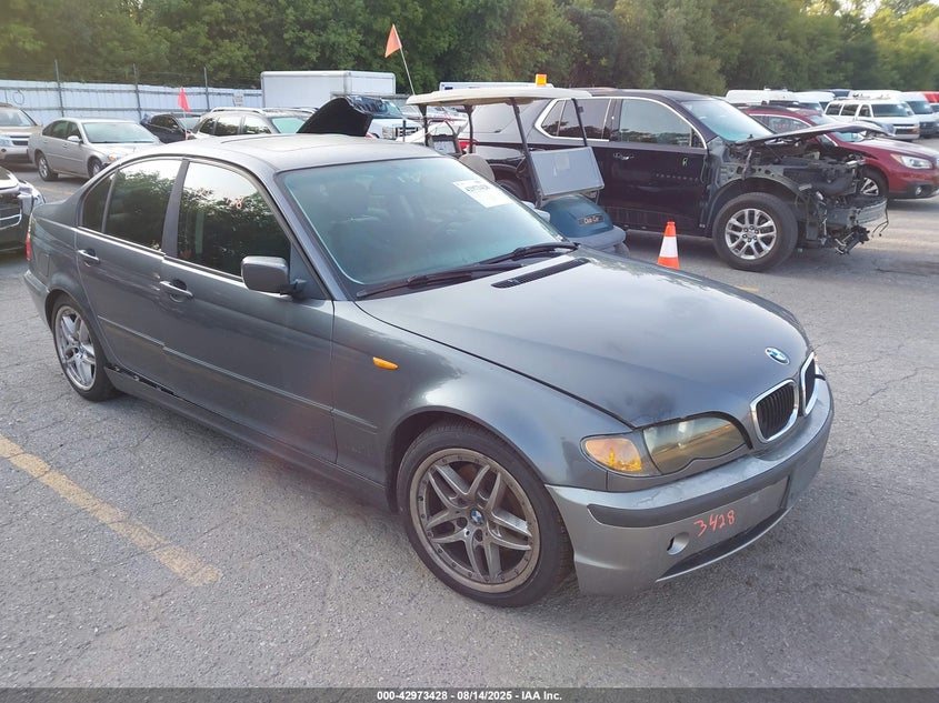 2003 BMW 325I grey sedan gasoline WBAEV33463KL87456 photo #1