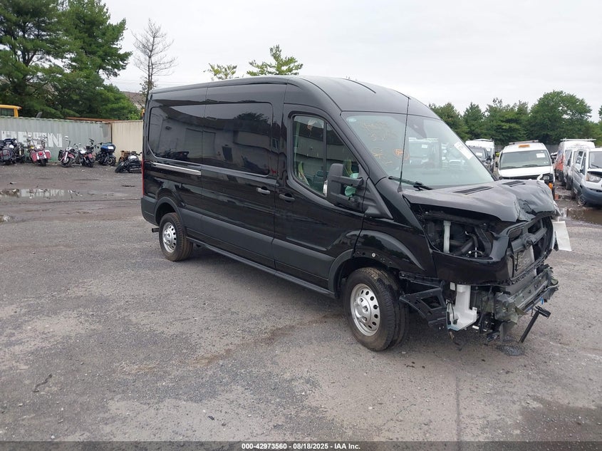 2023 Ford Transit-350 black van gasoline 1FTBW9CG6PKB64310 photo #1