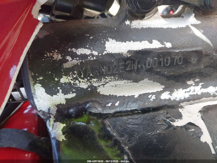 1998 Yamaha Yzfr1 VIN: JYARN02E2WA001070 Lot: 42974028