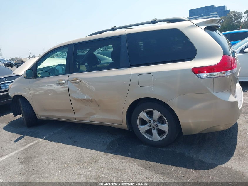 2011 Toyota Sienna Le V6 VIN: 5TDKK3DC6BS153801 Lot: 42974266