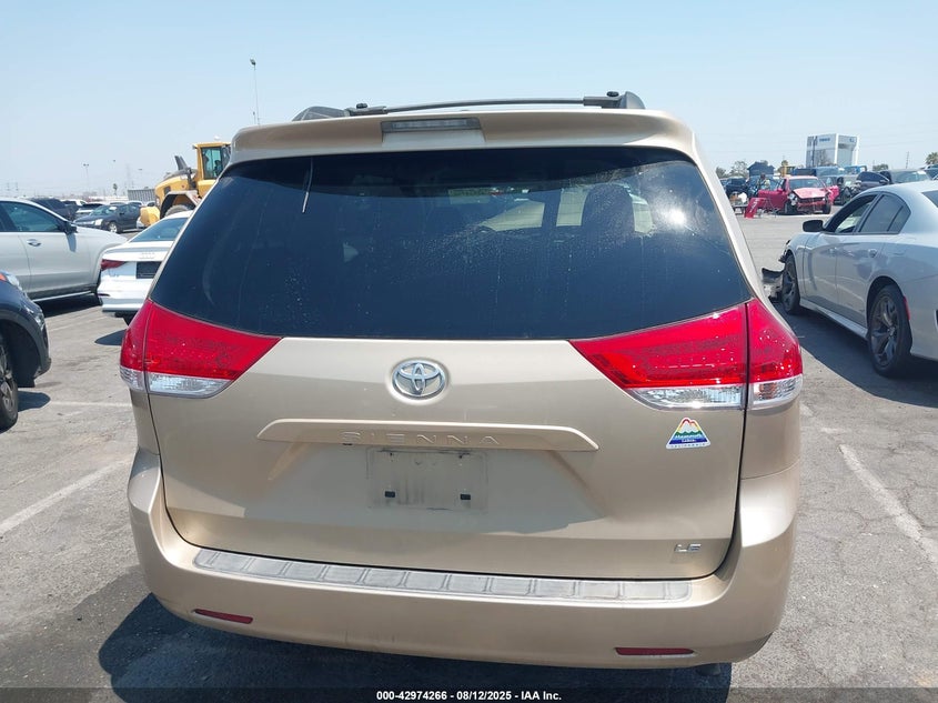 2011 Toyota Sienna Le V6 VIN: 5TDKK3DC6BS153801 Lot: 42974266