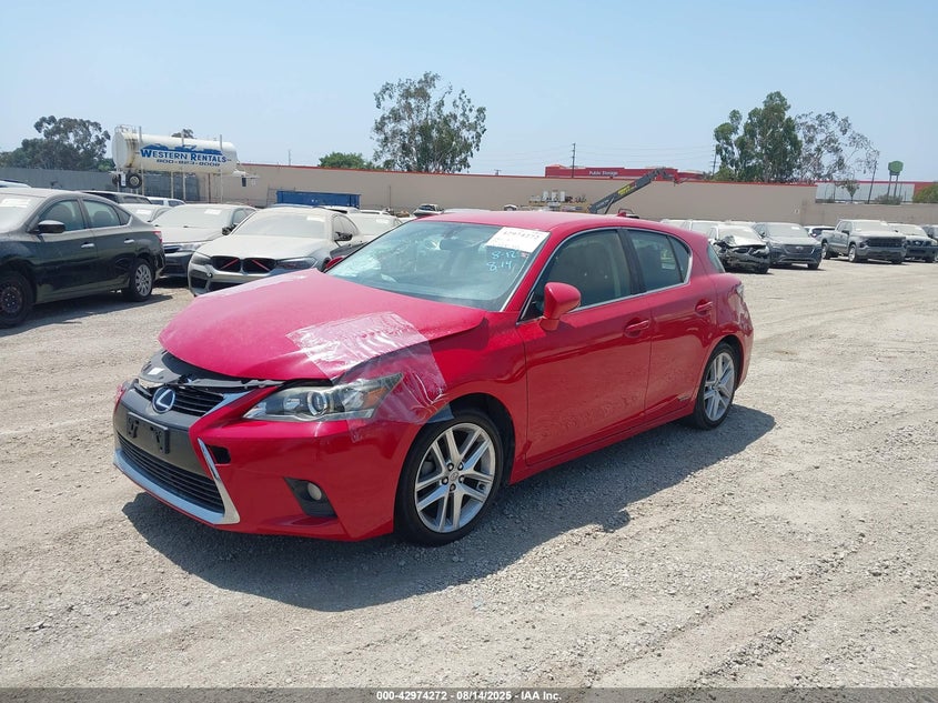 Vin: jthkd5bh0g2257010, lot: 43468294, lexus ct 200h 20162