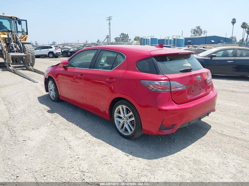 Vin: jthkd5bh0g2257010, lot: 43468294, lexus ct 200h 20163