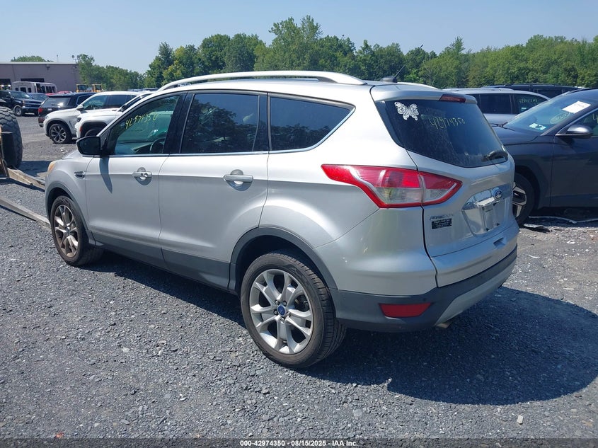 Vin: 1fmcu9j99eud60110, lot: 43468372, ford escape titanium 20143