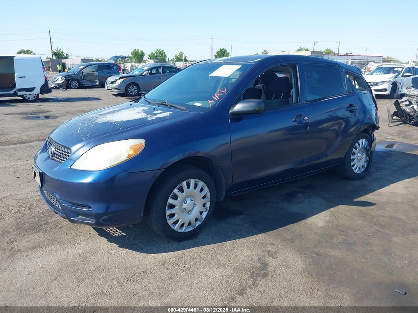 2T1KR32E03C057690 2003 TOYOTA MATRIX photo no. 2