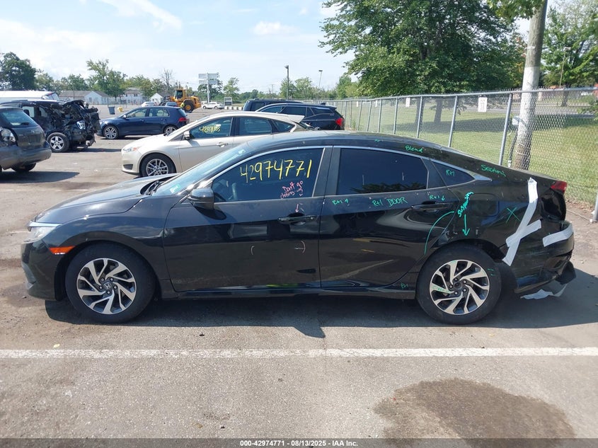 2016 Honda Civic Ex VIN: 19XFC2F87GE214799 Lot: 42974771