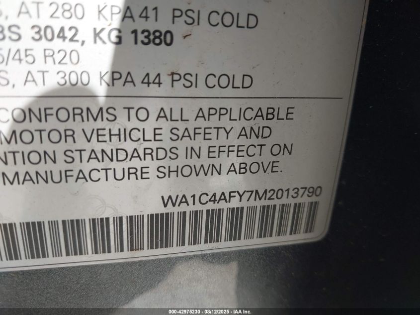 2021 Audi SQ5 - WA1C4AFY7M2013790