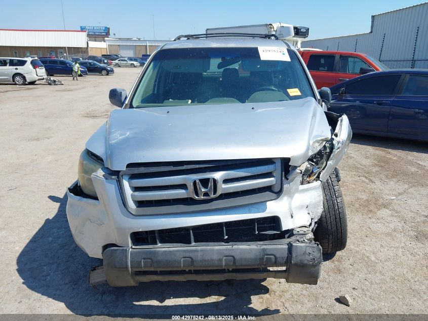 2006 Honda Pilot Lx VIN: 5FNYF28176B038412 Lot: 42975242