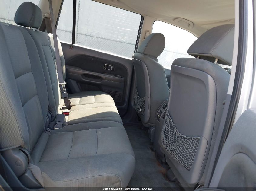 2006 Honda Pilot Lx VIN: 5FNYF28176B038412 Lot: 42975242