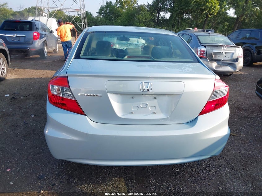 2012 Honda Civic Lx VIN: 19XFB2F56CE085442 Lot: 42975325