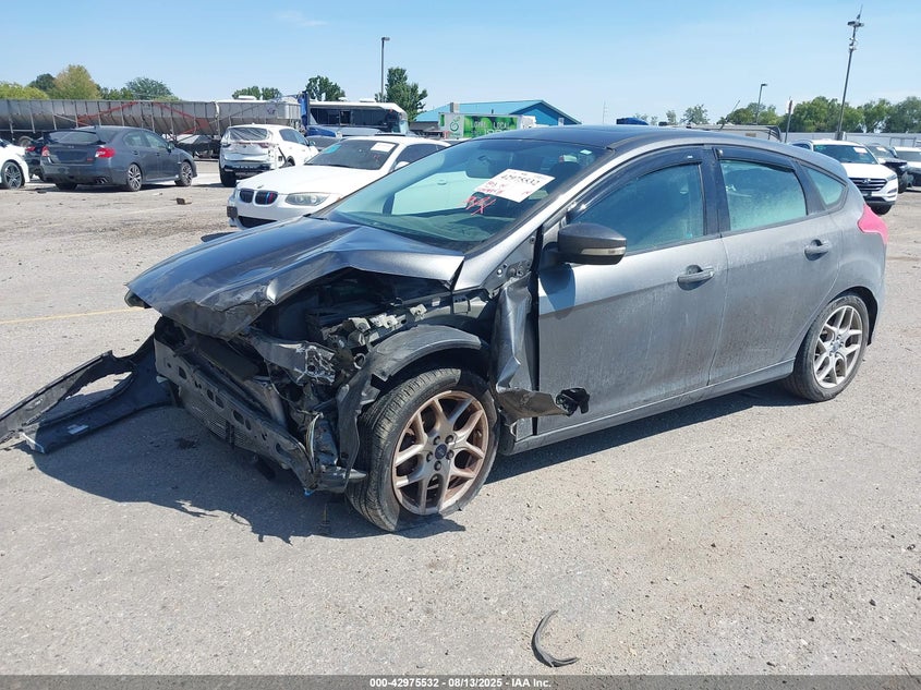 Vin: 1fadp3k23fl319841, lot: 43469554, ford focus se 20152