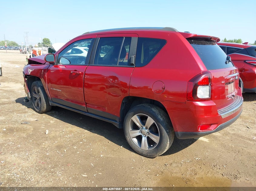 2016 Jeep Compass High Altitude Edition red other gasoline 1C4NJCEA1GD803117 photo #4