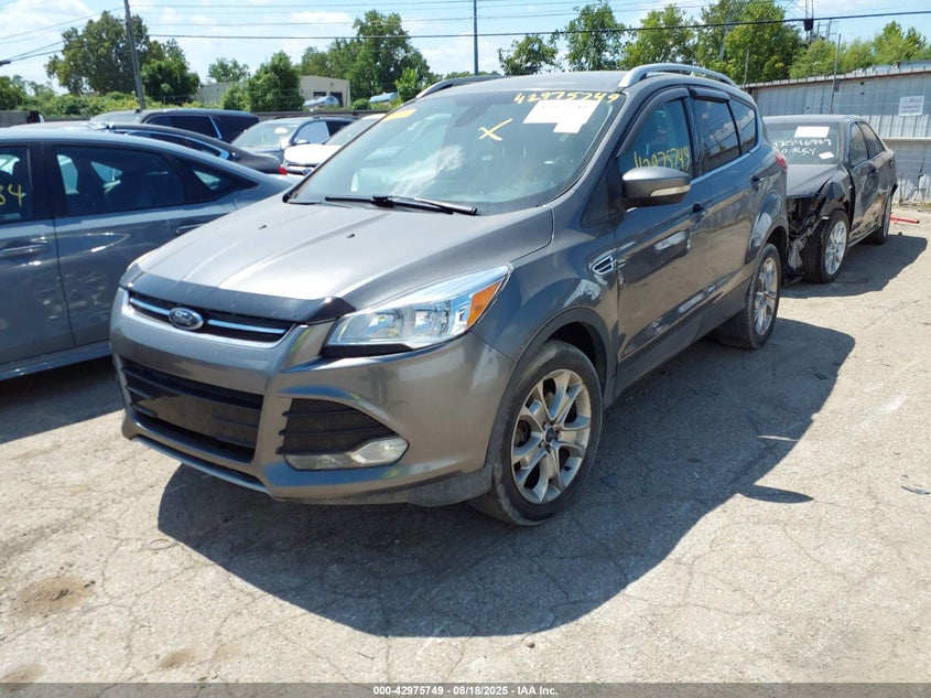 Vin: 1fmcu9jx2euc46318, lot: 43469771, ford escape titanium 20142