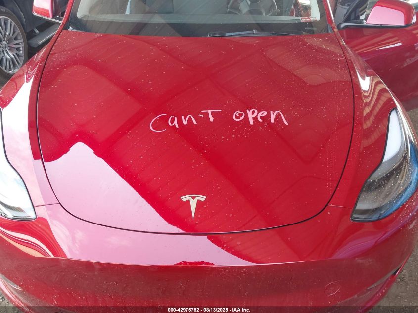 2025 Tesla Model Y Long Range Dual Motor All-Wheel Drive VIN: 7SAYGDEE2SF265178 Lot: 42975782