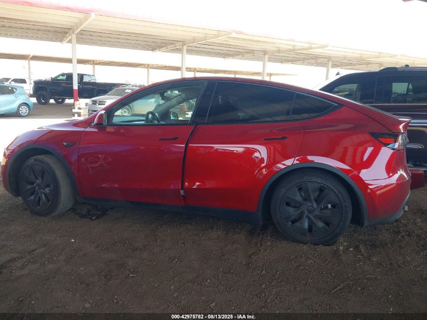 2025 Tesla Model Y Long Range Dual Motor All-Wheel Drive VIN: 7SAYGDEE2SF265178 Lot: 42975782