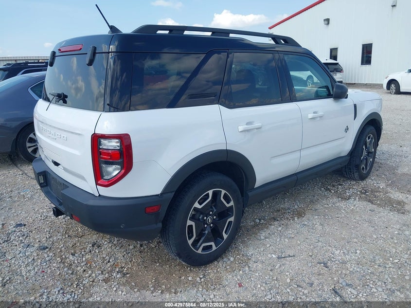 Vin: 3fmcr9c60nrd28917, lot: 43469886, ford bronco sport outer banks 20224