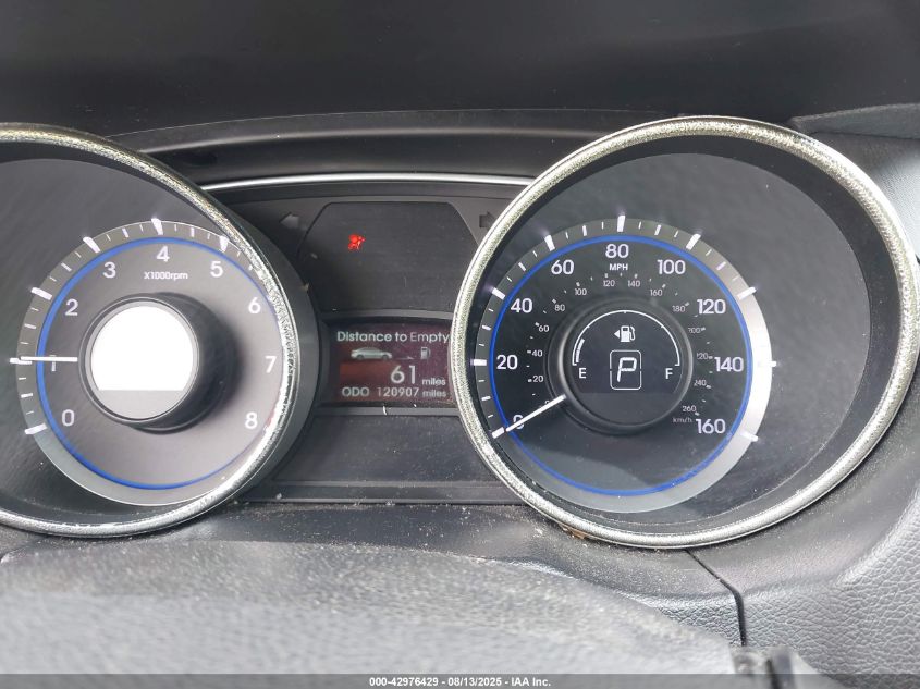 2011 Hyundai Sonata Gls VIN: 5NPEB4AC7BH082363 Lot: 42976429