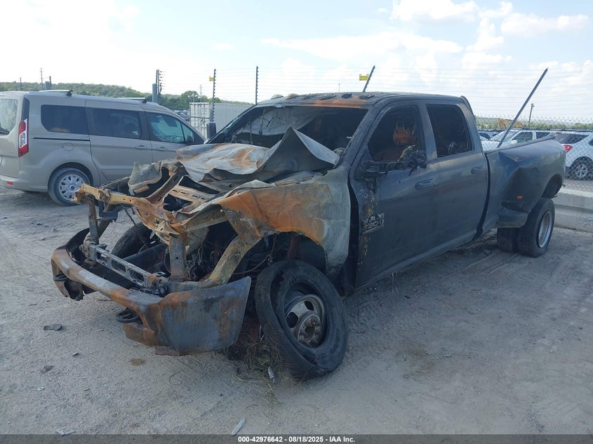 2018 Ram 3500 Tradesman 4X4 8' Box black truck gasoline 3C63RRGJ8JG267901 photo #1
