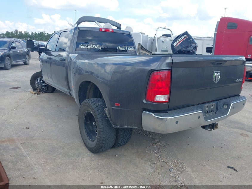 2018 Ram 3500 Tradesman 4X4 8' Box grey truck diesel 3C63RRGL6JG413116 photo #4