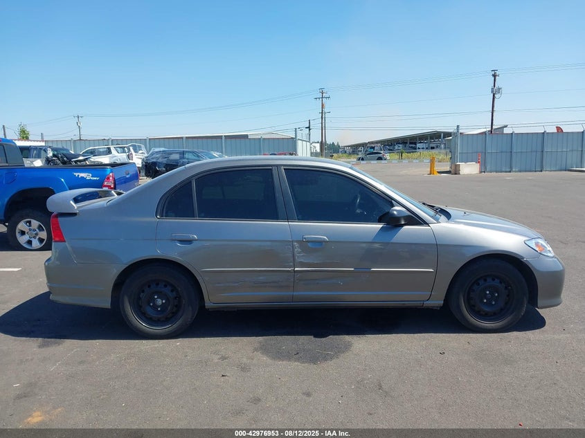 2005 Honda Civic Lx VIN: 2HGES16535H510422 Lot: 42976953