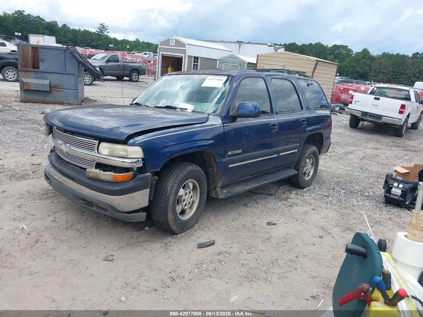 1GNEC13T61J150786 2001 CHEVROLET TAHOE photo no. 2