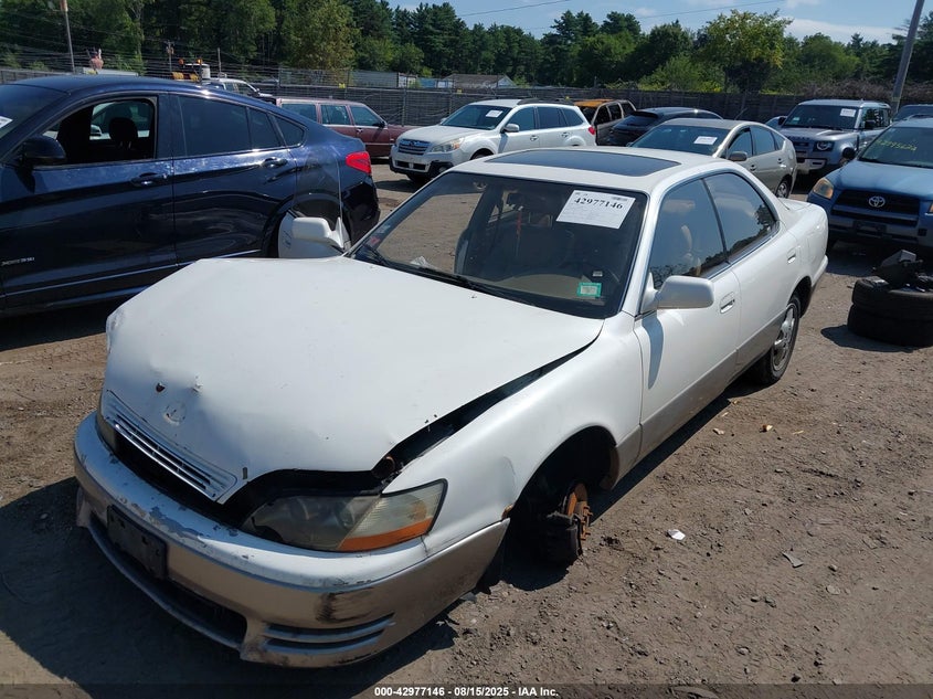 1995 Lexus Es 300 white sedan gasoline JT8GK13T2S0076518 photo #3