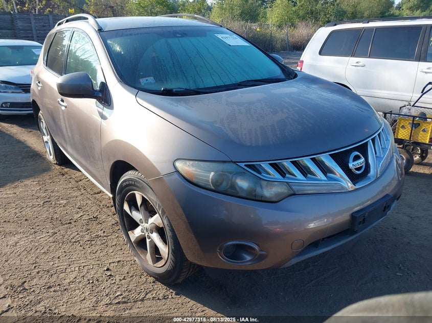 2009 NISSAN MURANO VIN: JN8AZ18W29W140185