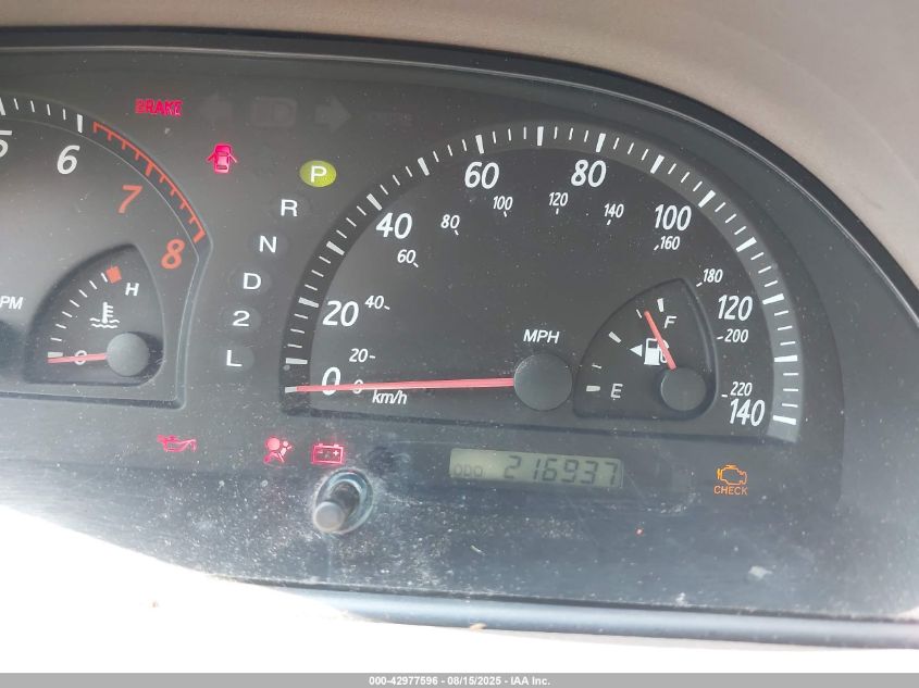 2004 Toyota Camry Xle VIN: 4T1BE30K24U377078 Lot: 42977596