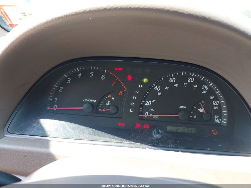 2004 Toyota Camry Xle VIN: 4T1BE30K24U377078 Lot: 42977596