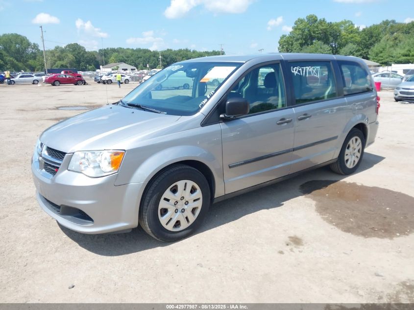 2016 DODGE GRAND CARAVAN AMERICAN VALUE PKG - 2C4RDGBG7GR348621