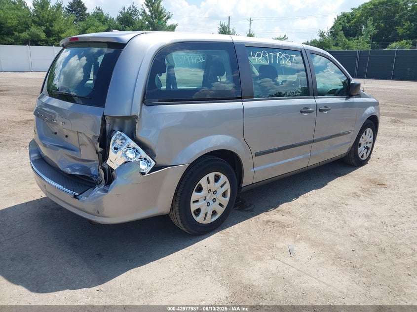 2016 DODGE GRAND CARAVAN AMERICAN VALUE PKG - 2C4RDGBG7GR348621