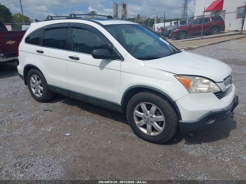 2007 Honda Cr-V Ex white other gasoline JHLRE48547C014009 photo #1