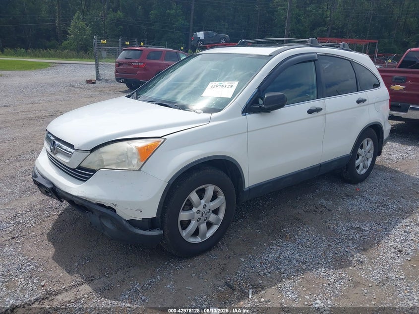 2007 Honda Cr-V Ex white other gasoline JHLRE48547C014009 photo #3