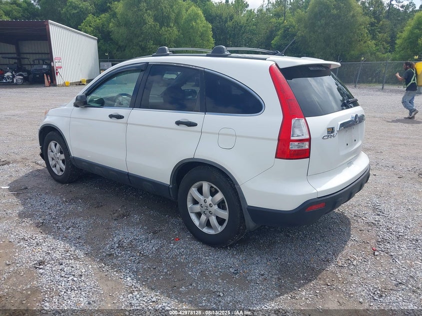 2007 Honda Cr-V Ex white other gasoline JHLRE48547C014009 photo #4