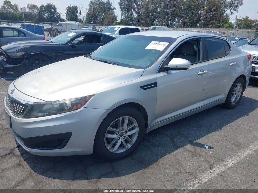 Vin: knagm4a75b5121907, lot: 43472442, kia optima lx 20112