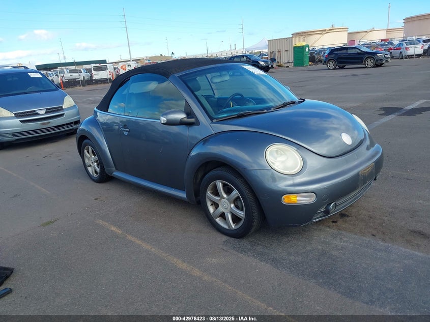 2004 Volkswagen New Beetle Gls grey cabrio gas 3VWCD31Y44M310479 photo #1
