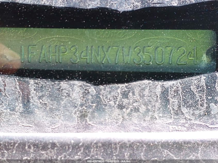 2007 Ford Focus S/Se/Ses VIN: 1FAHP34NX7W350724 Lot: 42978633