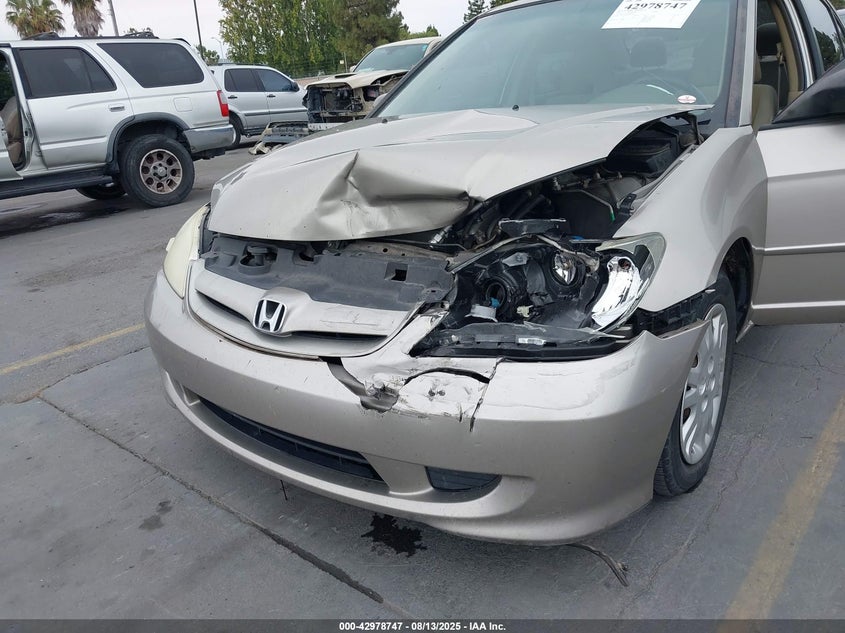 2005 Honda Civic Lx VIN: 2HGES16635H605877 Lot: 42978747