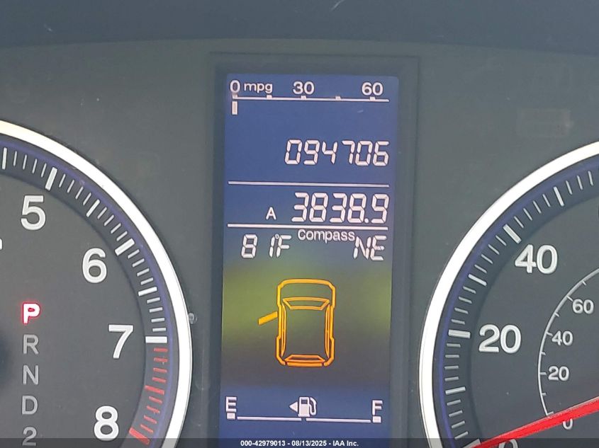 2010 Honda Cr-V Ex-L VIN: 5J6RE3H7XAL050457 Lot: 42979013