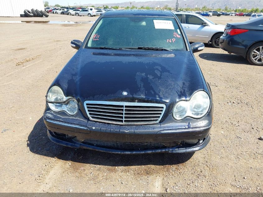 2006 Mercedes-Benz C 230 Sport VIN: WDBRF52H66F736452 Lot: 42979114