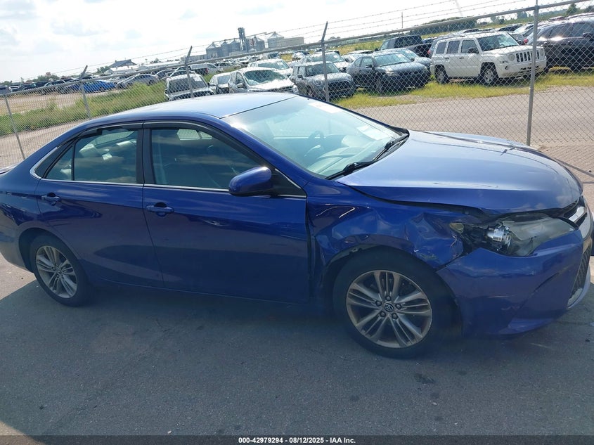 2015 Toyota Camry Se VIN: 4T1BF1FK1FU963511 Lot: 42979294