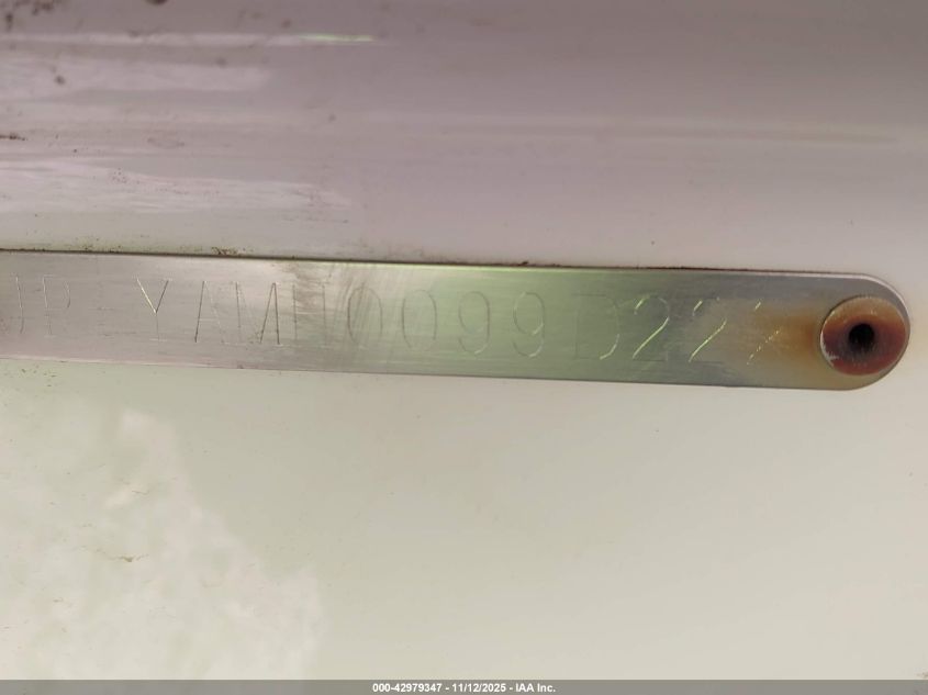 2022 Yamaha Jet Ski VIN: YAMH0099D222 Lot: 42979347