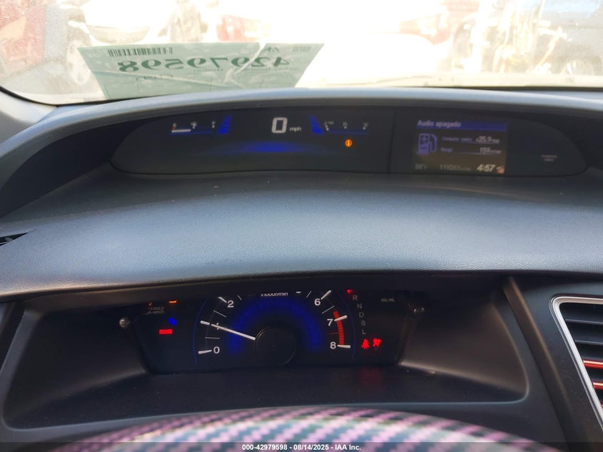 2014 HONDA CIVIC LX - 19XFB2F51EE016189