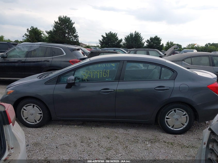 2012 Honda Civic Hf VIN: 2HGFB2F66CH552549 Lot: 42979769