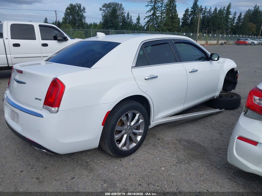 Vin: 2c3ccakg1jh302161, lot: 43473801, chrysler 300 limited awd 20184