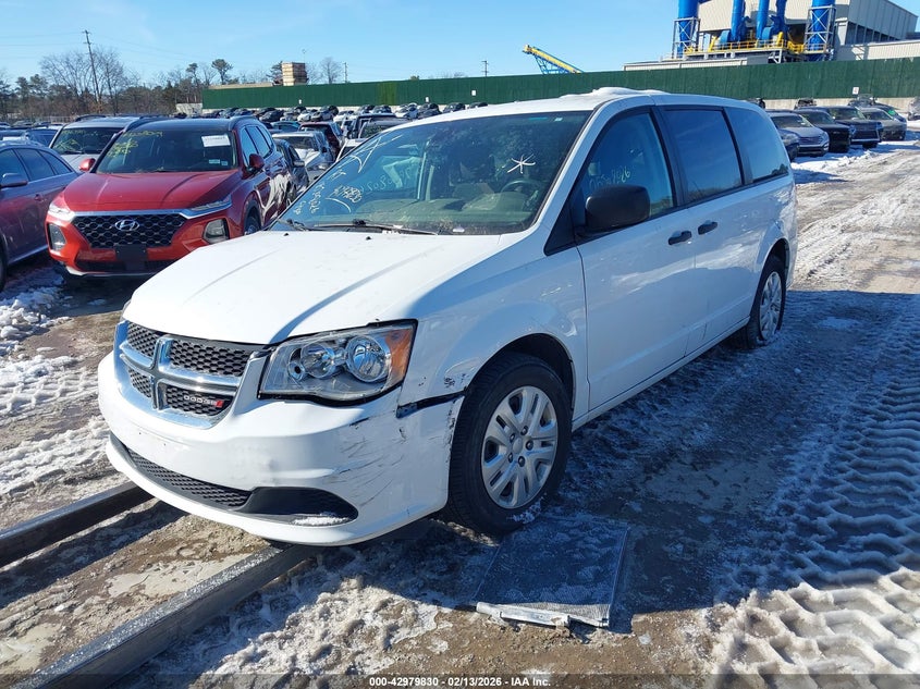 Vin: 2c4rdgbg5kr788975, lot: 43473852, dodge grand caravan se 20192