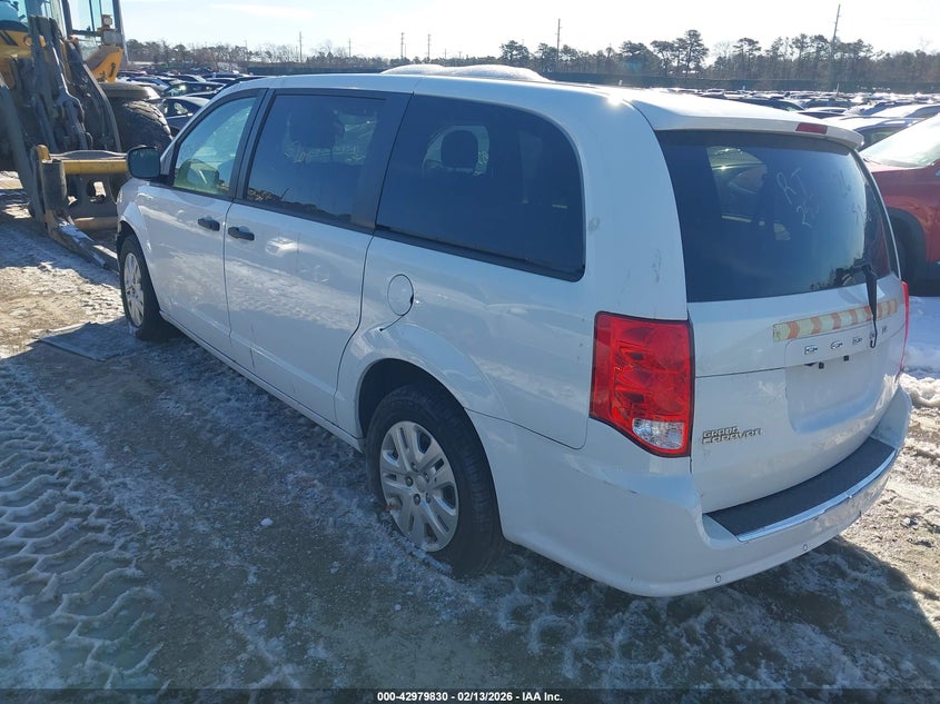 Vin: 2c4rdgbg5kr788975, lot: 43473852, dodge grand caravan se 20193