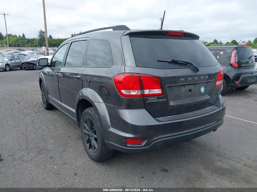 2019 Dodge Journey 2.4 Se Grey Lot 111042980208 Vin 3C4PDCBB4KT874778