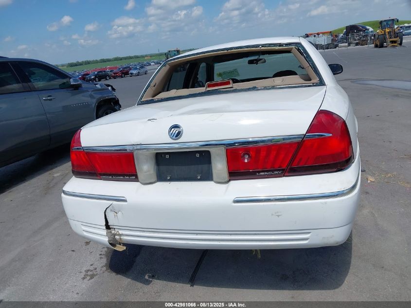 2001 Mercury Grand Marquis Gs VIN: 2MEFM74W21X650164 Lot: 42981066