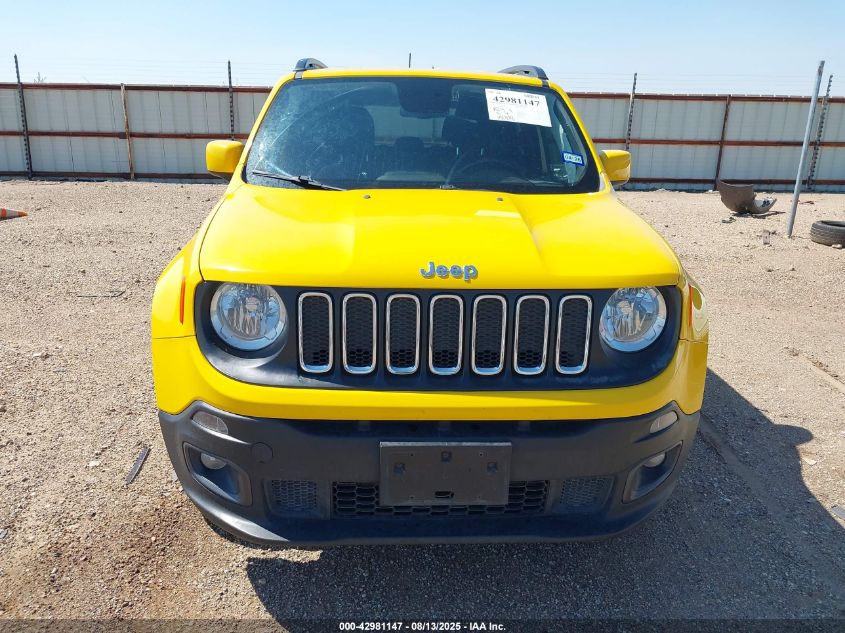 2018 Jeep Renegade Latitude 4X4 VIN: ZACCJBBB9JPG78018 Lot: 42981147